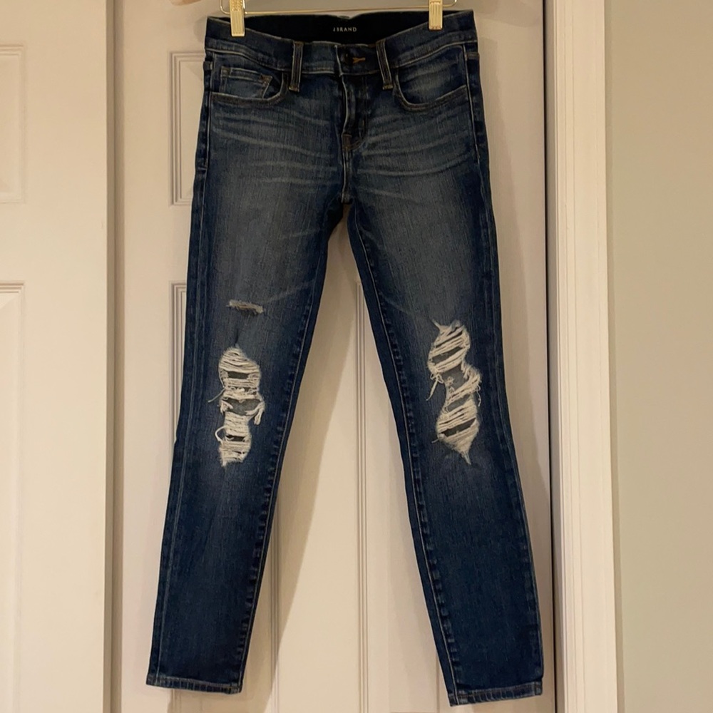 Jbrand destroyed skinny jeans